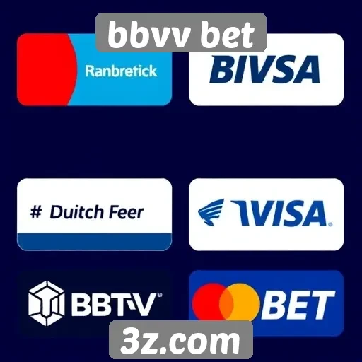 Métodos de pagamento aceitos pelo bbvv bet